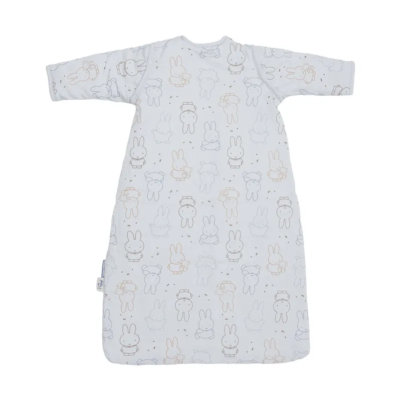Jollein Miffy Moments Schlafsack mit abnehmbaren Ärmeln – 110 cm - Cloudy Blue