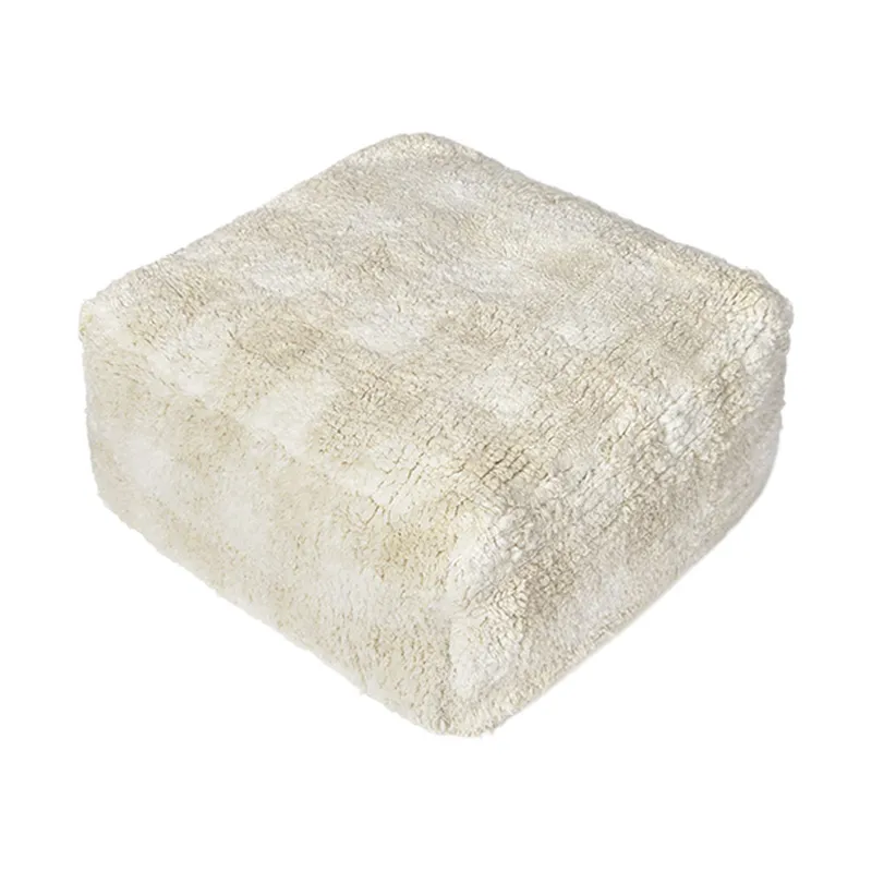Lorena Canals Vichy Pouf – Ivory