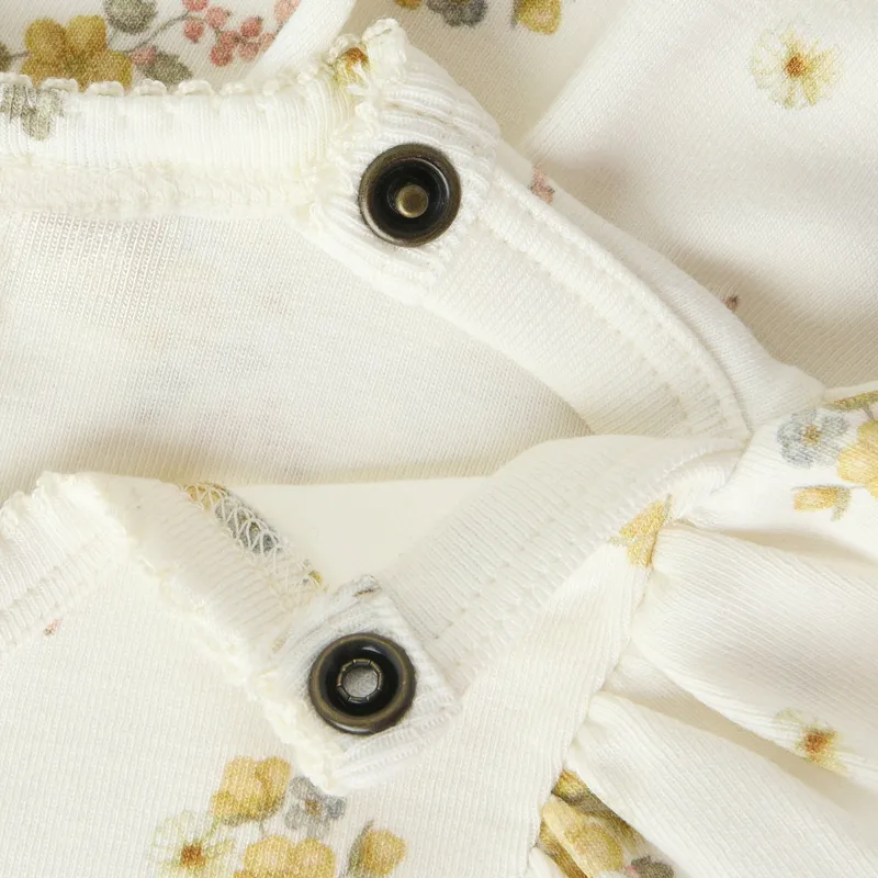 Lil' Atelier Coconut Milk Kleid - Größe 74 - Flower