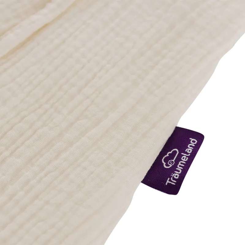 Träumeland Liebmich Sommerschlafsack - 60 cm - Musselin - Beige