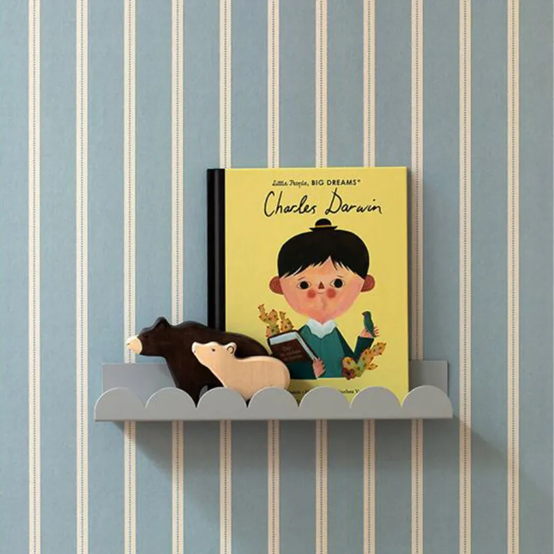 Studio Ditte Tapete – Bänder – Steinblau