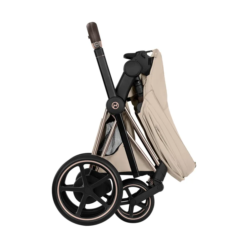 Cybex Kinderwagen 2-in-1 - e-Priam 5 Style - Rosegold/Cozy Beige
