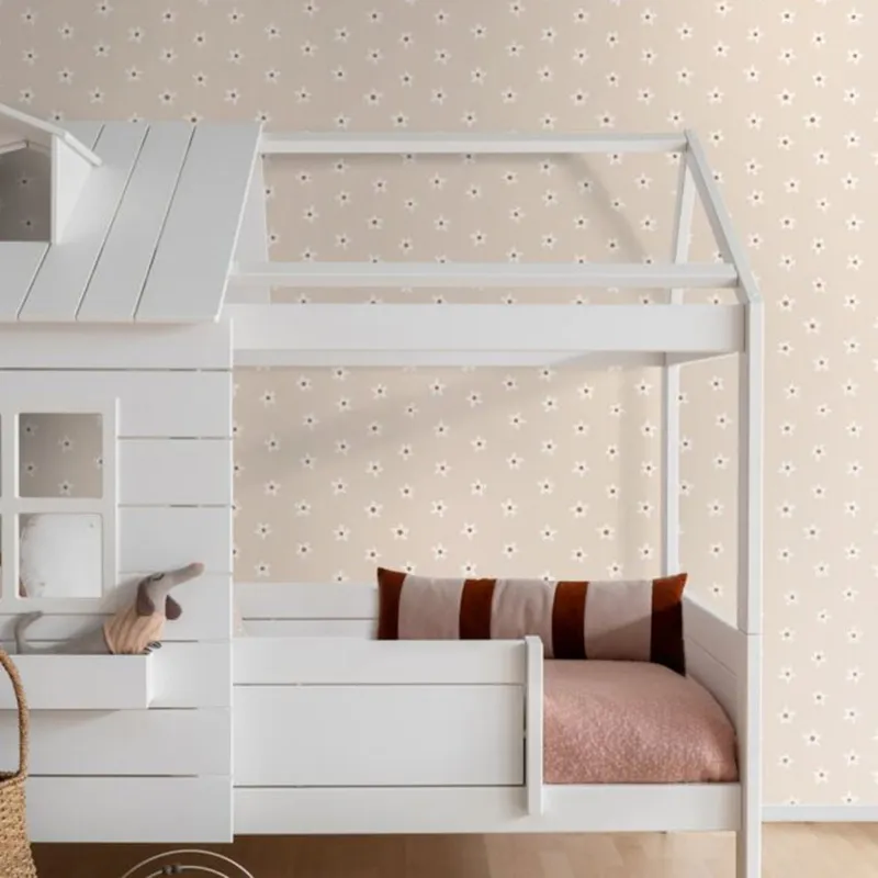 Esta Home Pom Pom Pie Tapete - Gänseblümchen - Beige - 53 cm