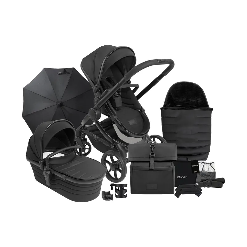 iCandy Kinderwagen - Peach 7 Studio - Ultra Matt Black