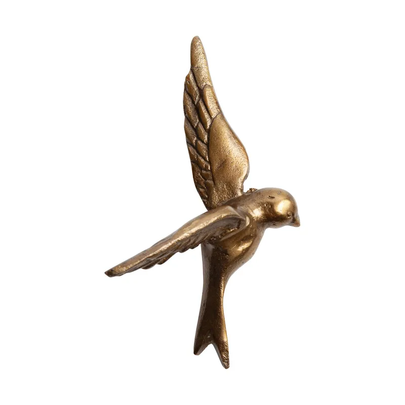Be Pure Home Avaler Wanddekoration – 3 Stück – Antique Brass