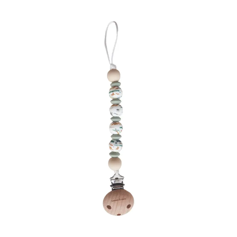 Chewies & More Schnullerclip – Silikon - Round en Lentil Zoo