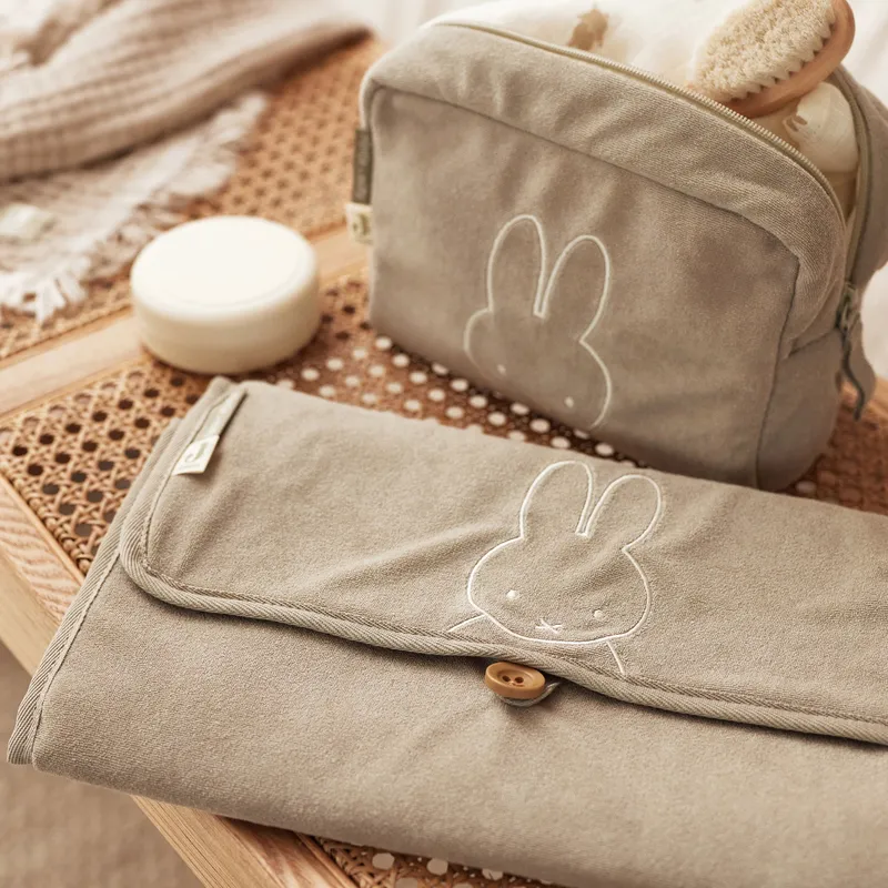 Jollein Miffy Wickelunterlage – Frottee - Olive Green