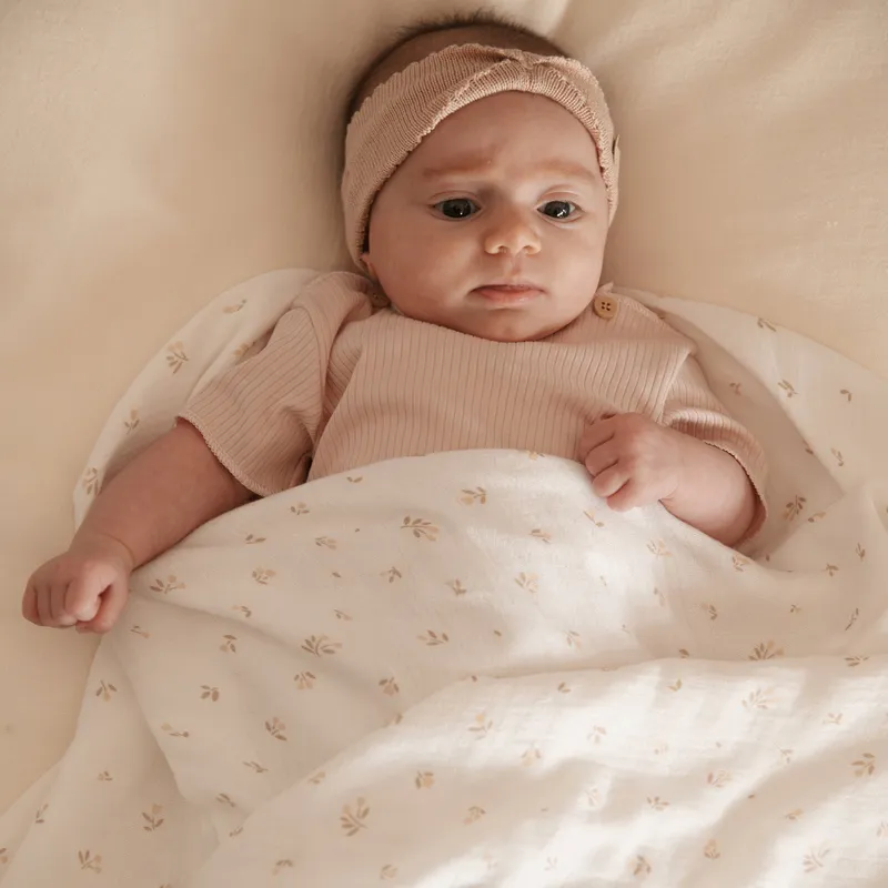 Bamboom Swaddle Muslin - XL - 120 x 120 - Tulips