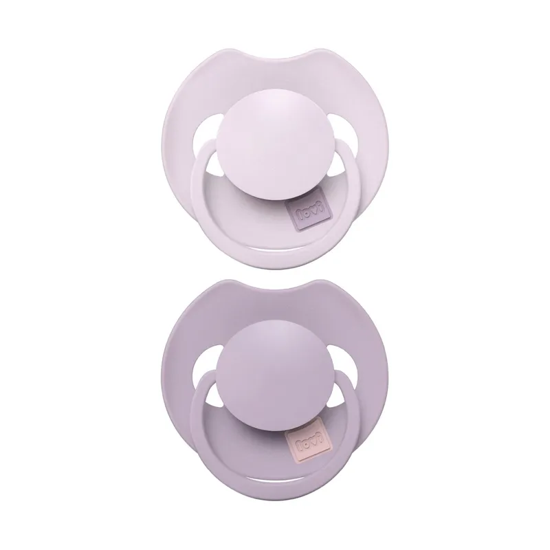 Difrax Dynamic Lovi Prime Schnuller – 6-18M – 2 Stk. - Lila/Violett