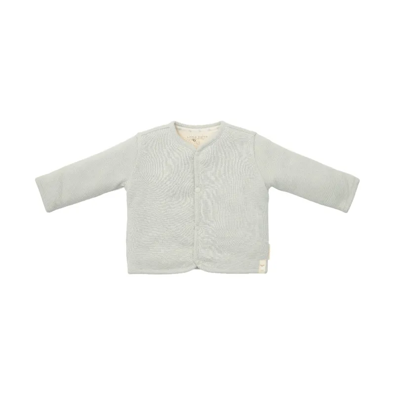 Little Dutch Newborn NOOS Little Farm Weste Waffel - Gr. 62 - Soft Green