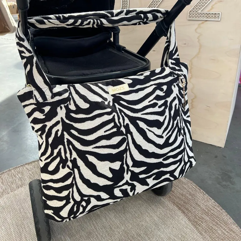 Mozz Bags Wickeltasche - Zebra