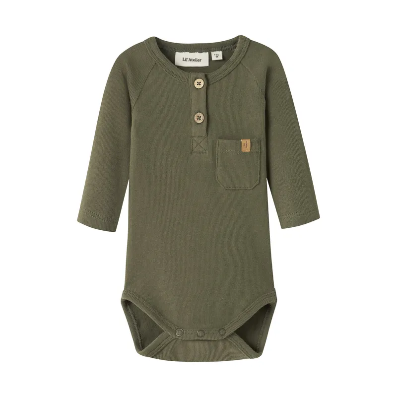 Lil Atelier Body - Winter Moss - Gr. 62