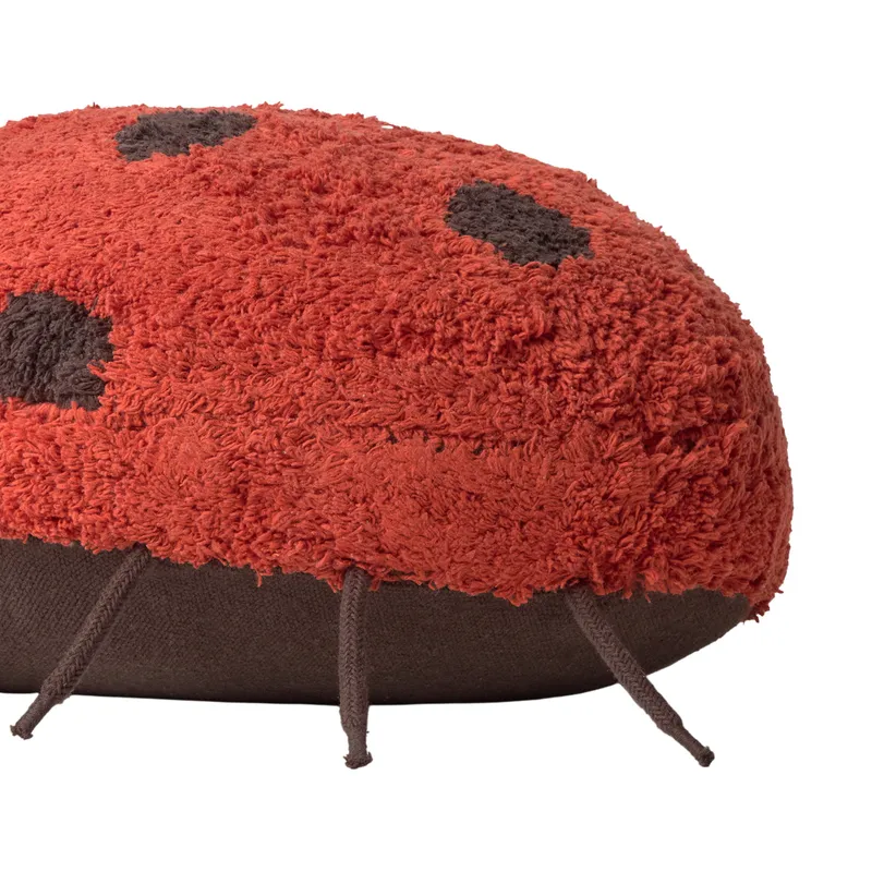 Lorena Canals Bodenkissen - Ladybug Maria - 45 x 40 x 24 cm