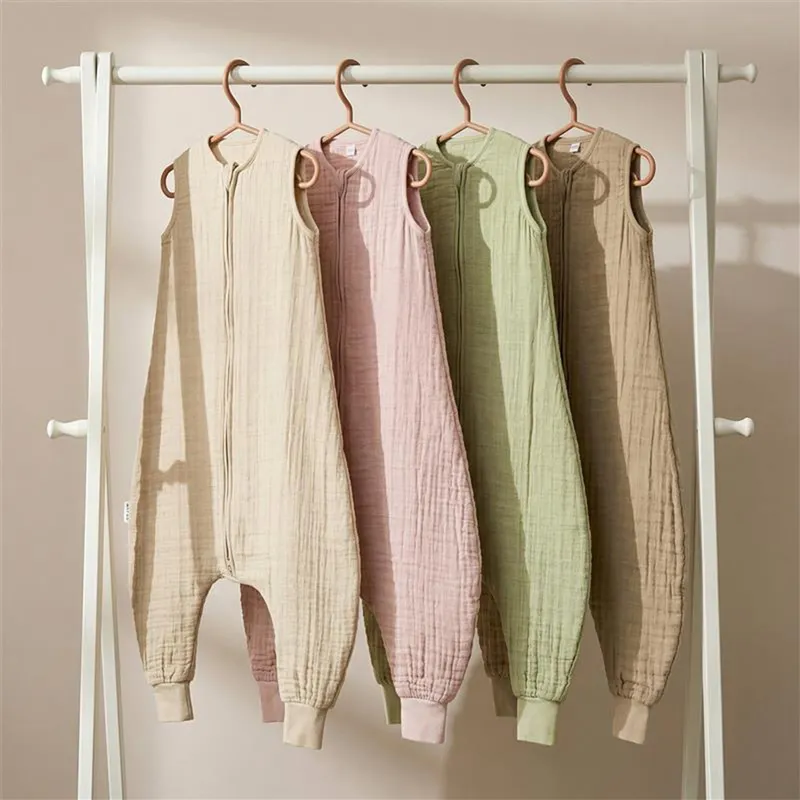 Meyco Baby Jumper Schlafsack ohne Futter - 104 cm - Musselin - Soft Pink