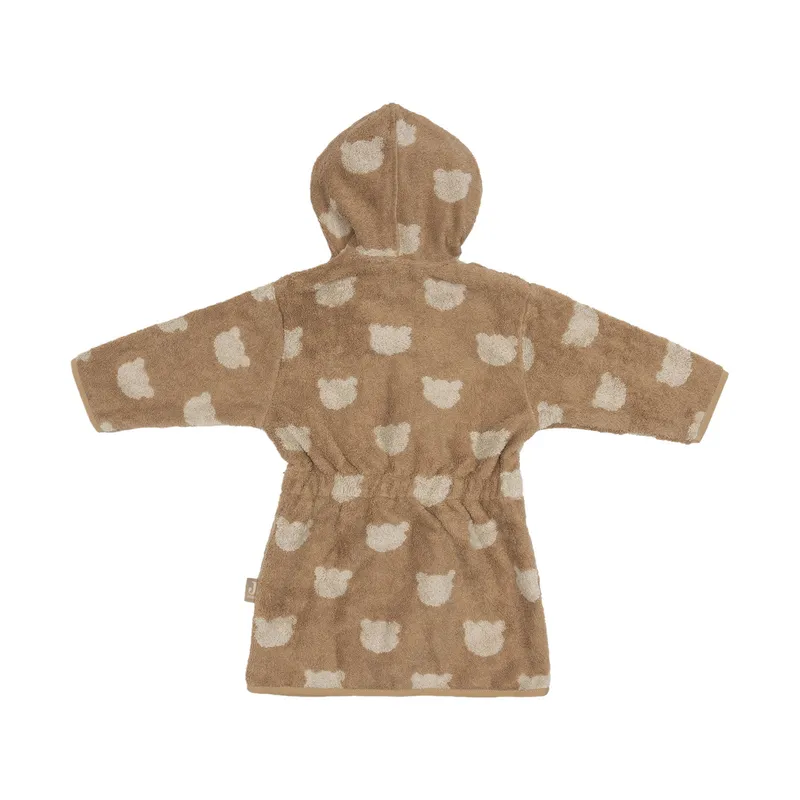 Jollein Frottee-Bademantel – Teddy Bear – 1–2 Jahre