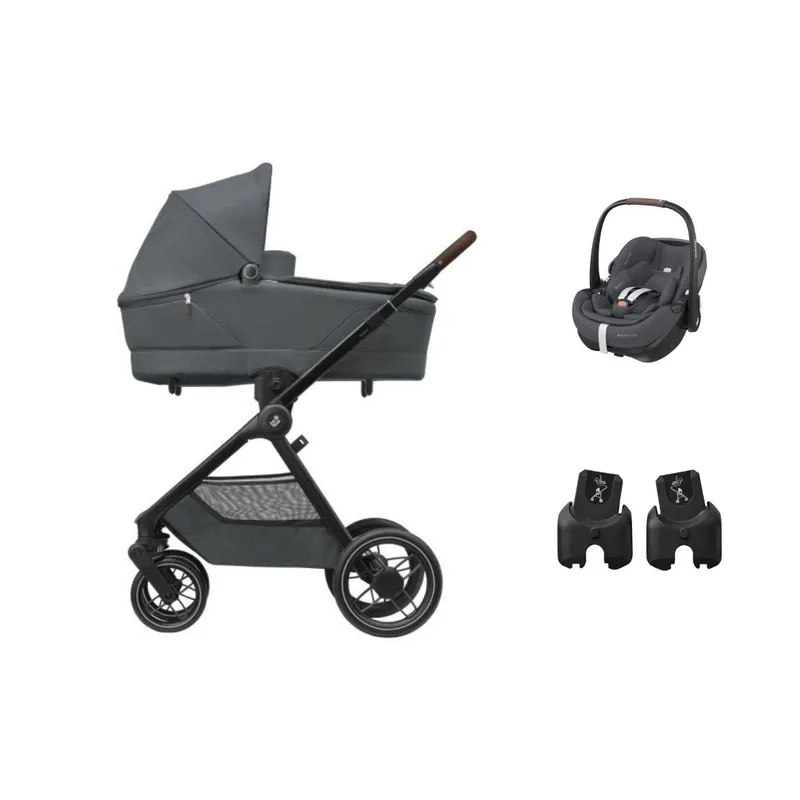 Maxi-Cosi Kinderwagen 3-in-1 - Oxford+ | Pebble 360 Pro 2 | Kindersitzadapter