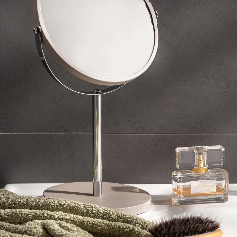 Present Time Magnify Spiegel - Warm Grey