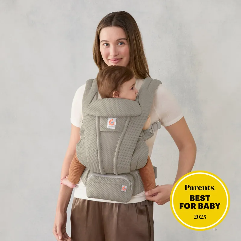 Ergobaby Omni Deluxe Mesh Babytrage - Soft Olive