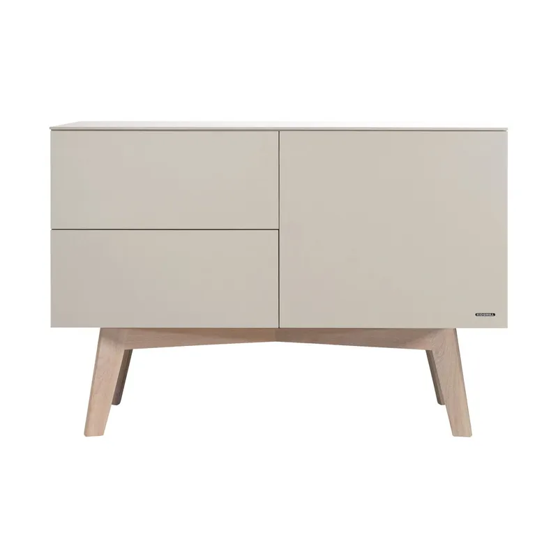 Kidsmill Sixties Kommode - Oatmeal / Eiche
