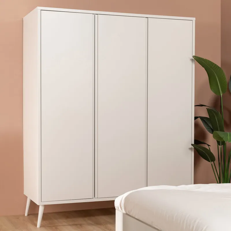 Europe Baby Sterre Kleiderschrank 3-Türig - Oatmeal / Oatmeal