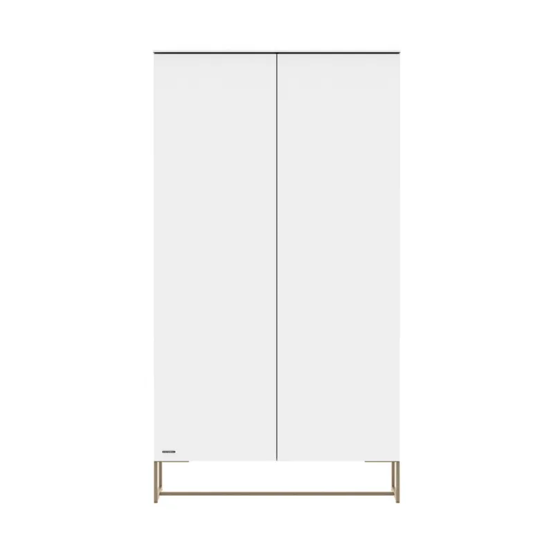 Kidsmill Intense II Kleiderschrank - 2-Türen - Mattweiß / Eiche