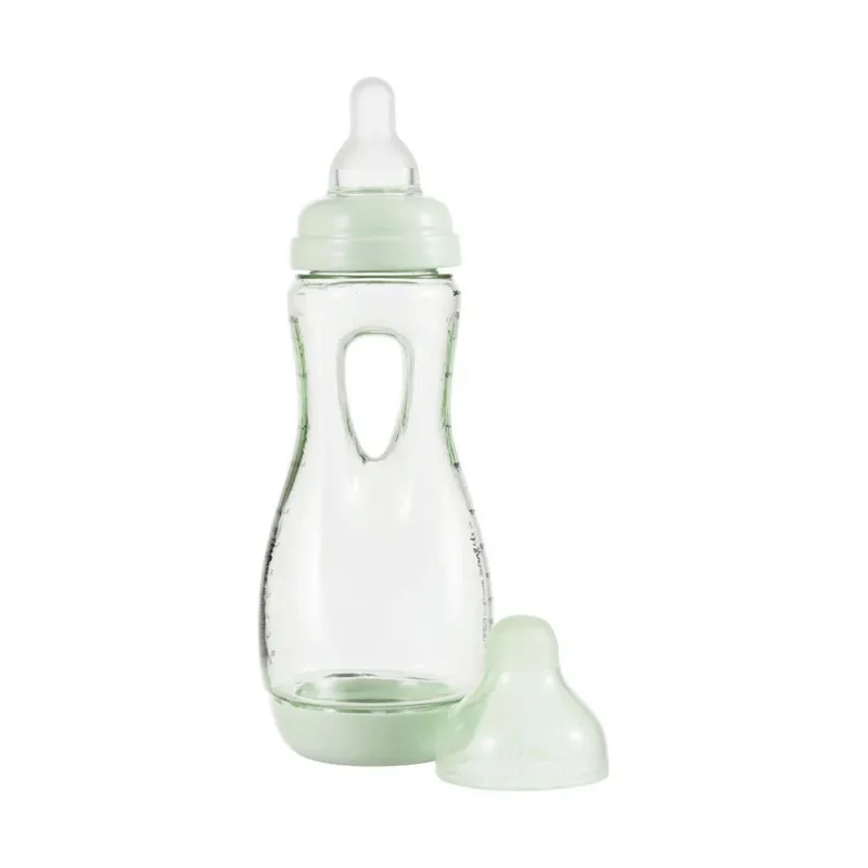 Difrax Trinkflasche mit Griff – 240 ml – Pistachio