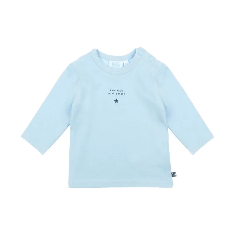 Feetje Fun Little Mini Person T-Shirt Blau Gr. 74