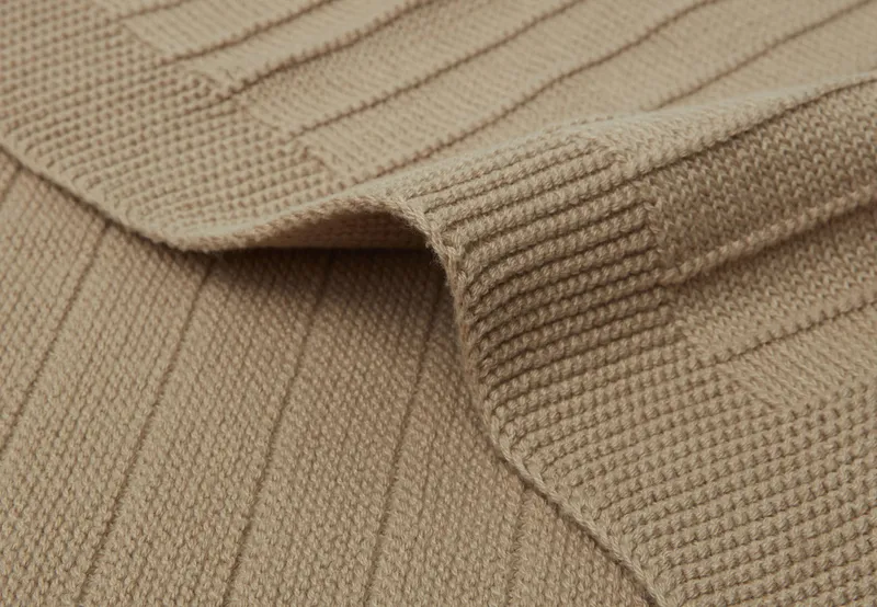 Jollein Pure Knit Bettdecke Biscuit 100 x 150 cm