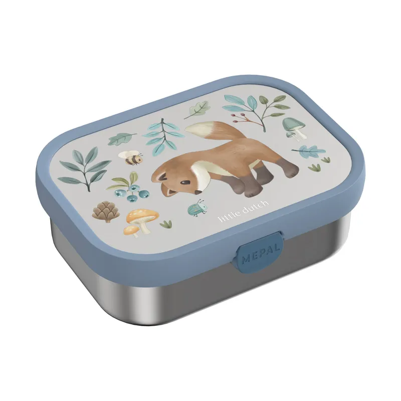 Mepal Edelstahl-Bento-Lunchbox mit Gabel – 750 ml