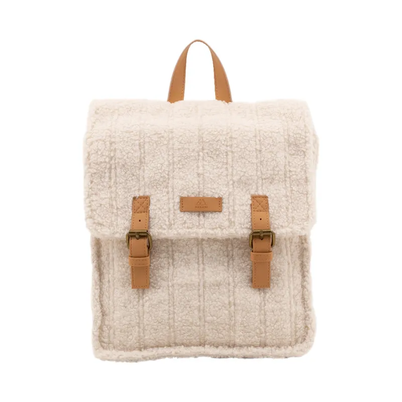 Nanami Boucle Rucksack - Off White