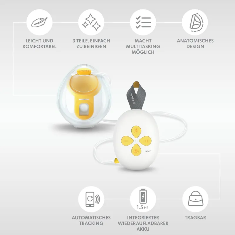 Medela Solo Einzelne elektrische Milchpumpe