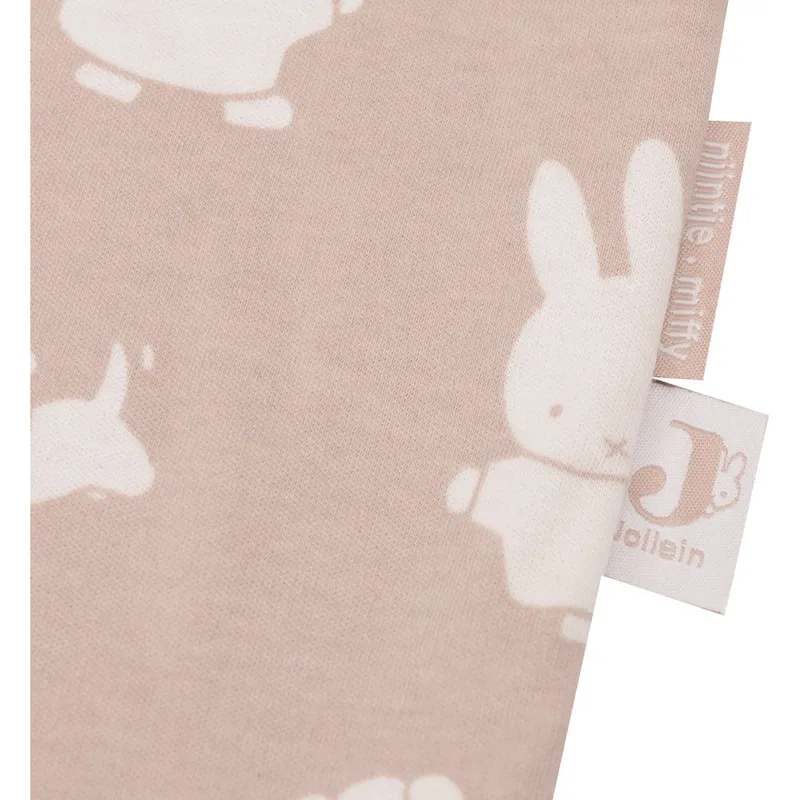 Jollein Miffy und Snuffy Jersey Schlafsack – 110 cm – Wild Rose