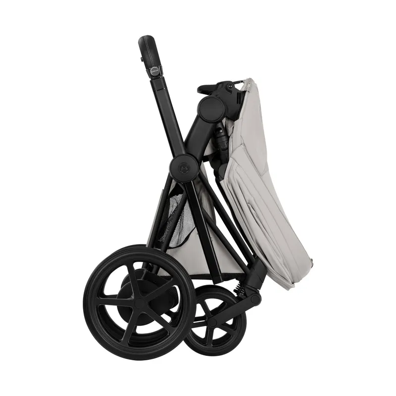 Cybex e-Priam 5 Style Kinderwagen 2-in-1 - Mattschwarzes Gestell