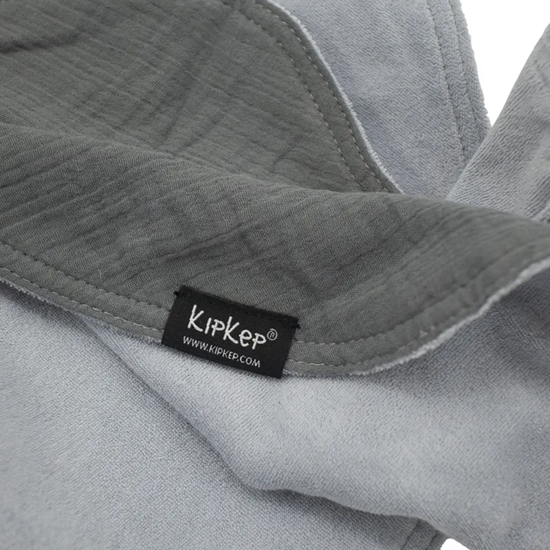 KipKep Kisses4You 3-in-1 Lätzchen XL – Grey
