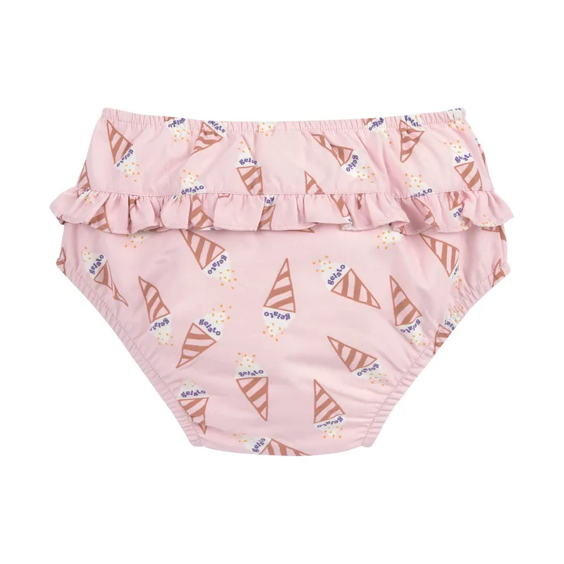 Lässig Schwimmwindel - Ice Cream - Größe 86 - Pale Pink