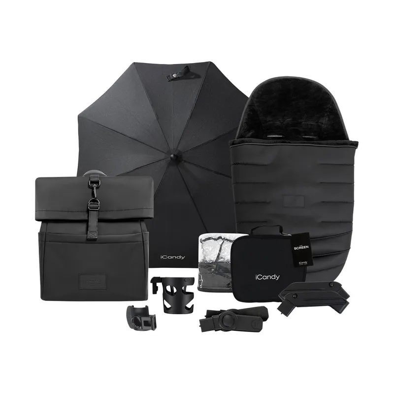 iCandy Kinderwagen - Peach 7 Studio - Ultra Matt Black