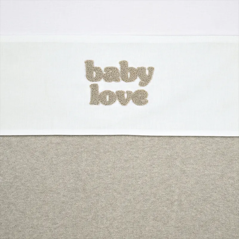 Meyco Baby Love Kinderbettlaken - 100 x 150 cm - Sand Melange