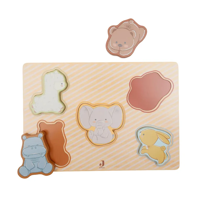 Jollein Jollies Holz Formenpuzzle