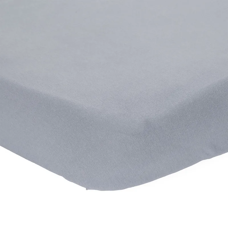 Little Dutch Spannbettlaken Einzelbett - Pure Denim Blue - 90 x 200 cm