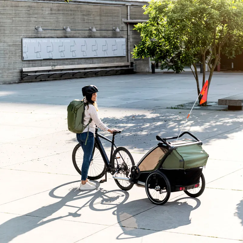 Thule Chariot Cab 2 Fahrradanhänger Cypres Green