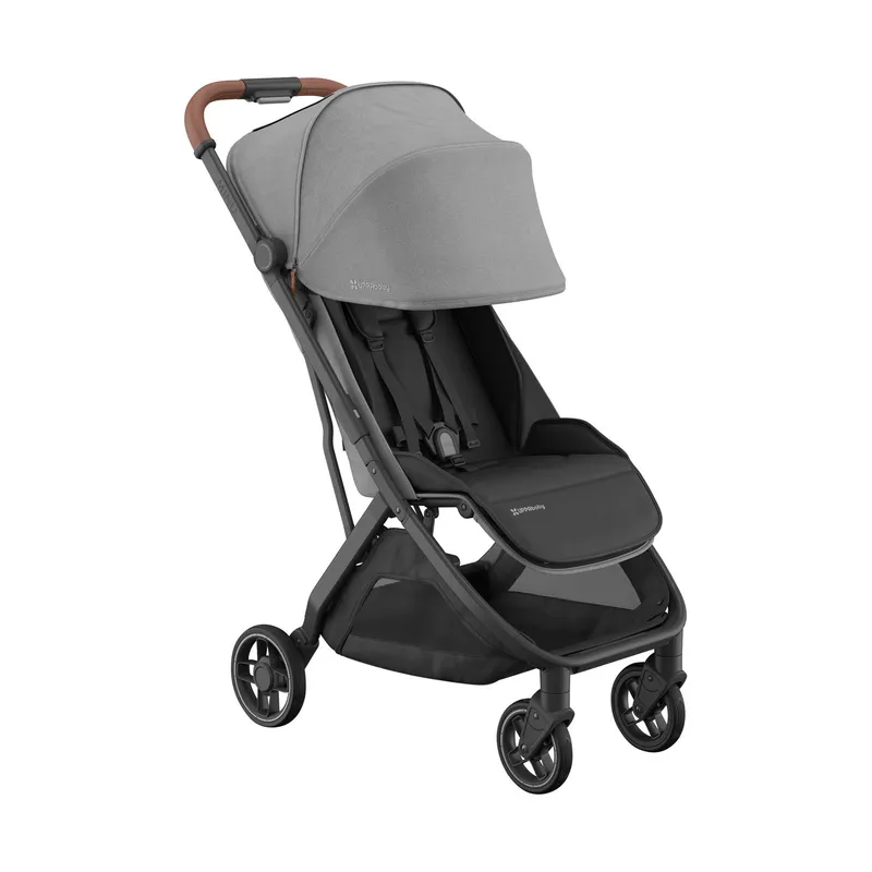 UPPAbaby Buggy - MINU V3 - Greyson Carbon Rahmen Mit Braun Leder