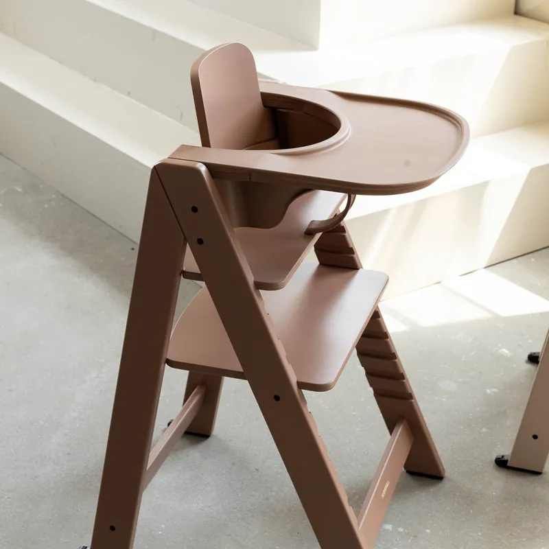 Kidsmill Up! Hochstuhl Buchenholz Inkl. Kunststoff Babyset