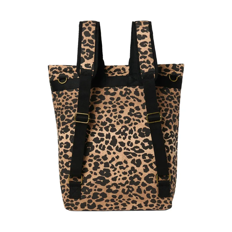 Studio Noos Rucksack - Brown Soft Cotton Leopard