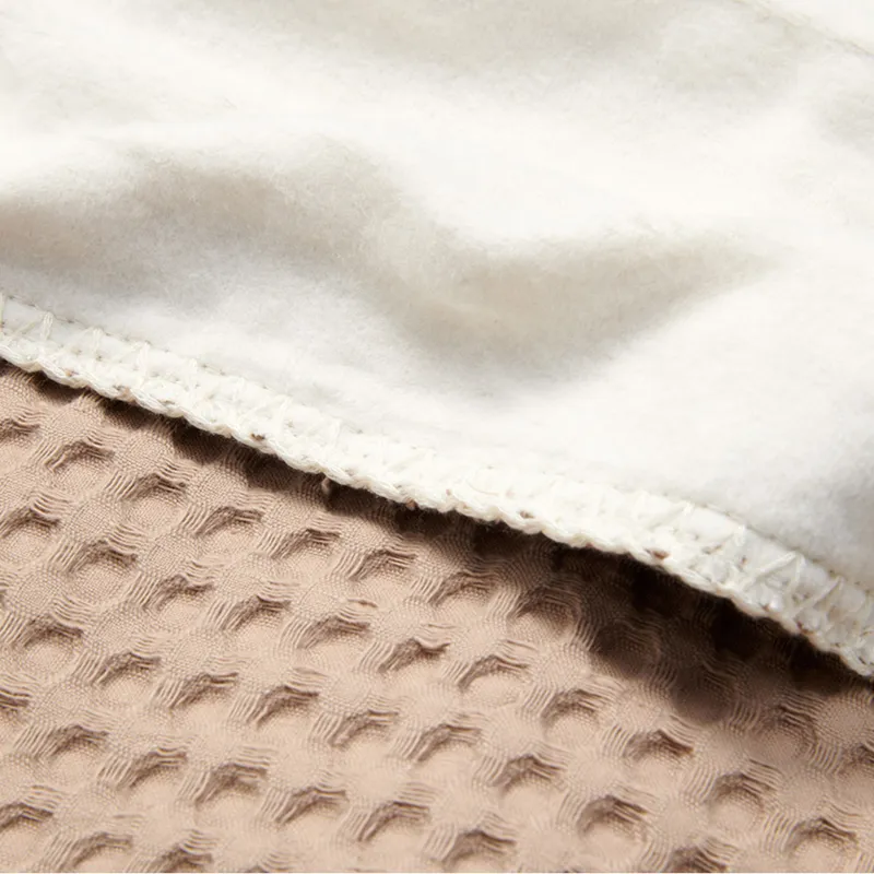 Koeka Wafel Amsterdam Babydecke - Cotton Fleece - Caffe