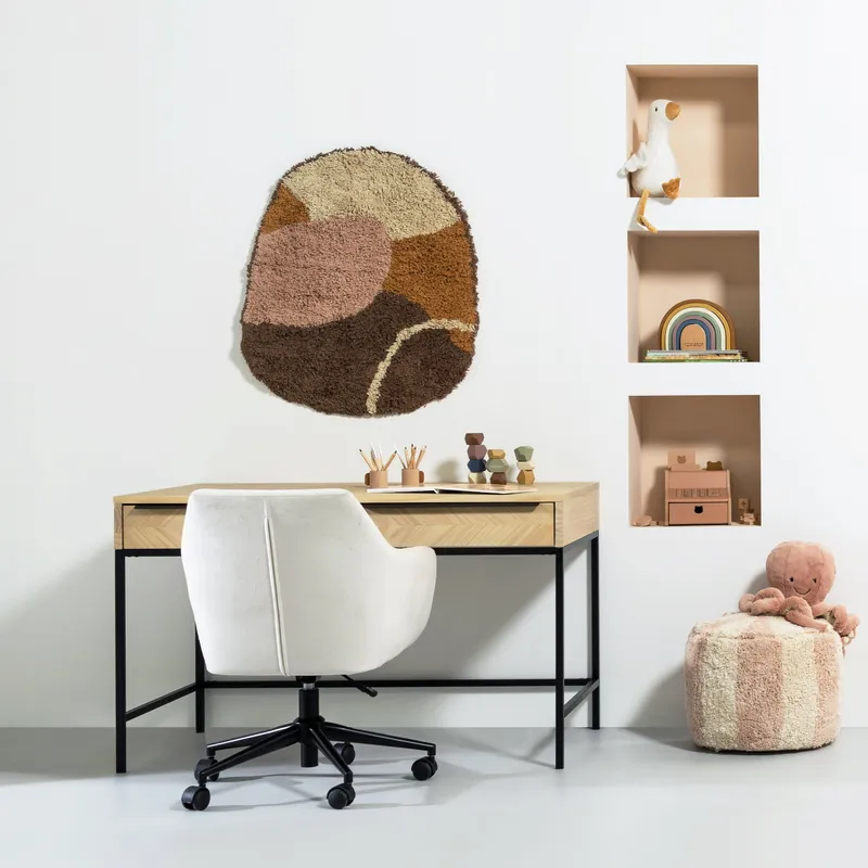 Europe Baby Beau Kinderkamer Naturel Bed - Metaal Onderstel