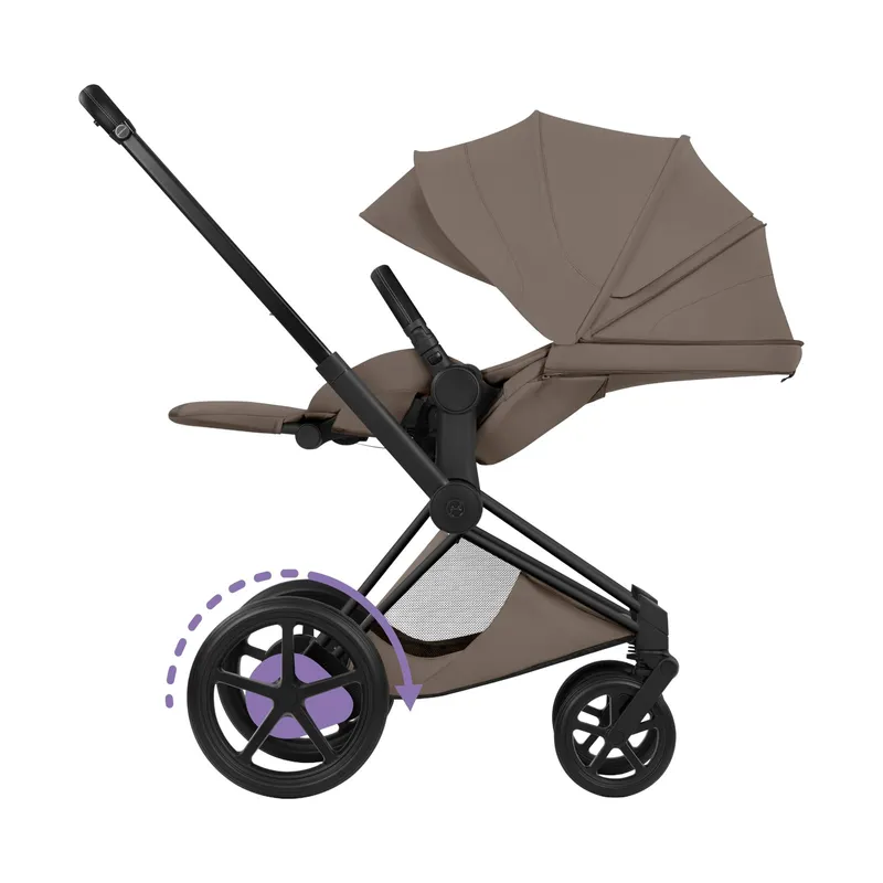 Cybex Kinderwagen 2-in-1 - e-Priam 5 Style - Chrome Brown Frame