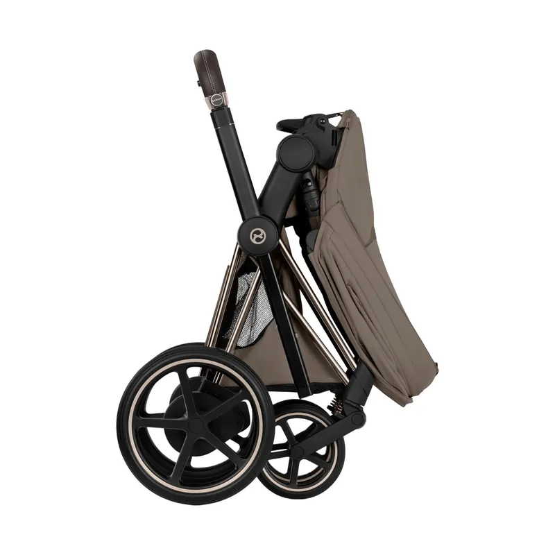 Cybex Kinderwagen 2-in-1 - e-Priam 5 Style - Chrome Brown Frame