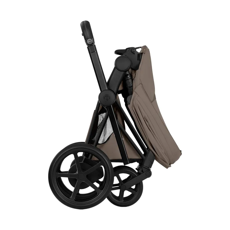 Cybex e-Priam 5 Style Kinderwagen 2-in-1 - Mattschwarzes Gestell