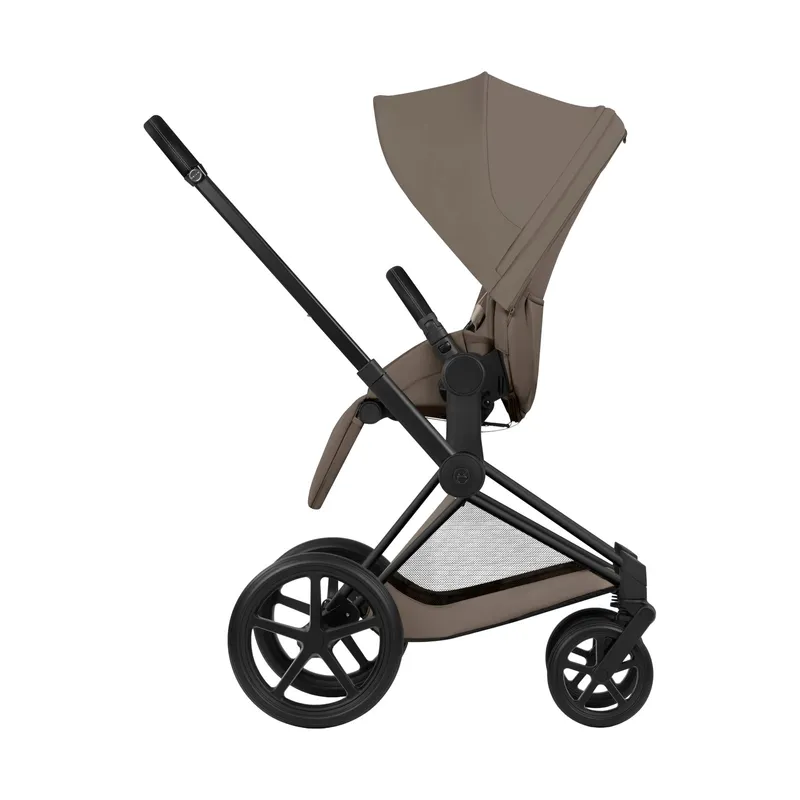 Cybex Priam 5 Comfort Kinderwagen 2-in-1 - Matt Black / Coconut Brown