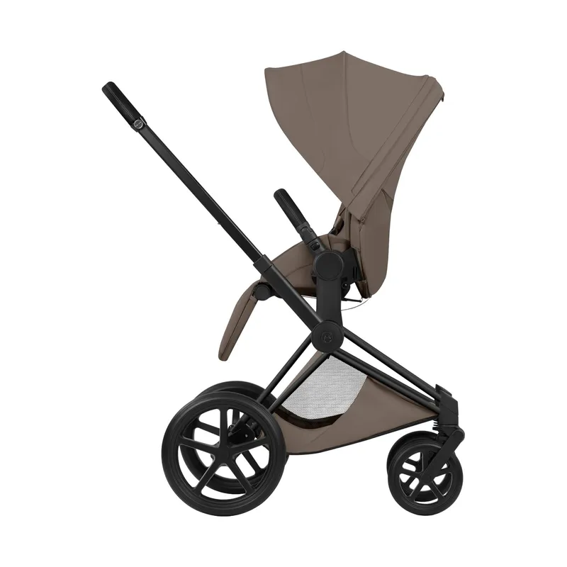Cybex Kinderwagen 2-in-1 - Priam 5 Style - Matt Black/Coconut Brown